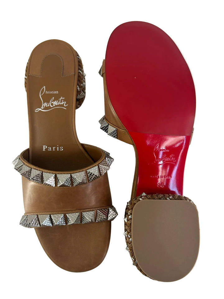 NIB Christian Louboutin Pyramule Shoes Sz 36