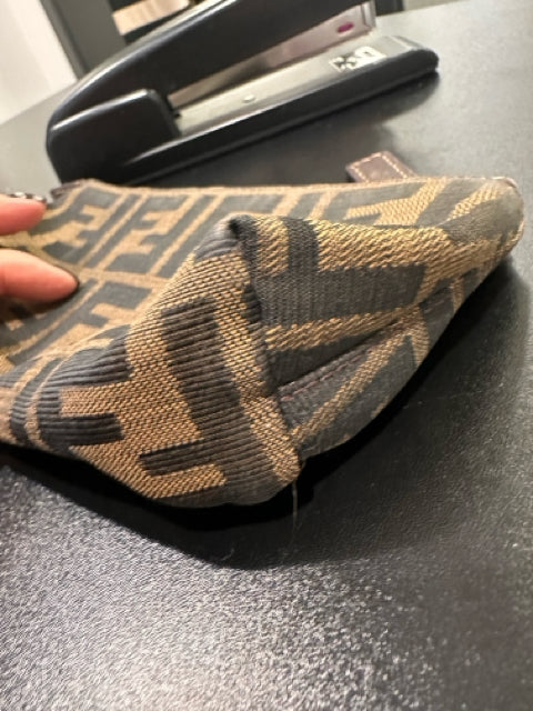 Fendi Fabric Pochette FF Monogram
