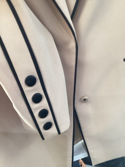Alice & Olivia Sz 6 Sand  Blazer
