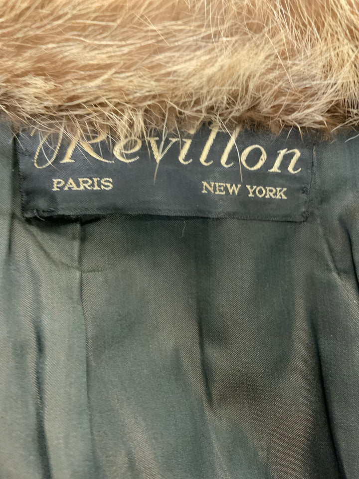 Vintage Revillion Long Racoon Fur Coat S/M
