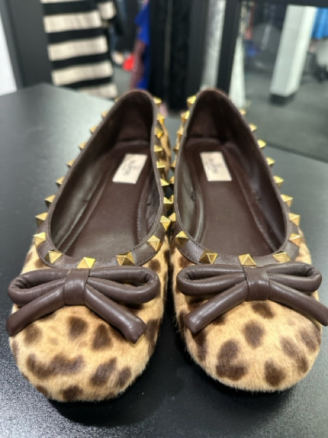 Valentino Garavani Sz 39 Leopard Flat Shoes