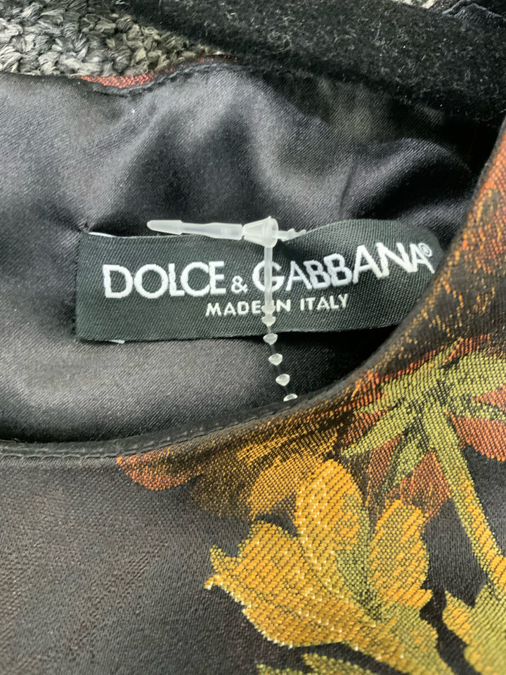 Dolce & Gabana Brocade Cocktail Dress Size 44