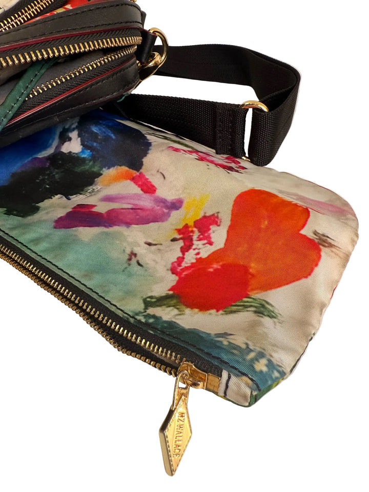 Mz Wallace Abstract Print Cross Body Bag