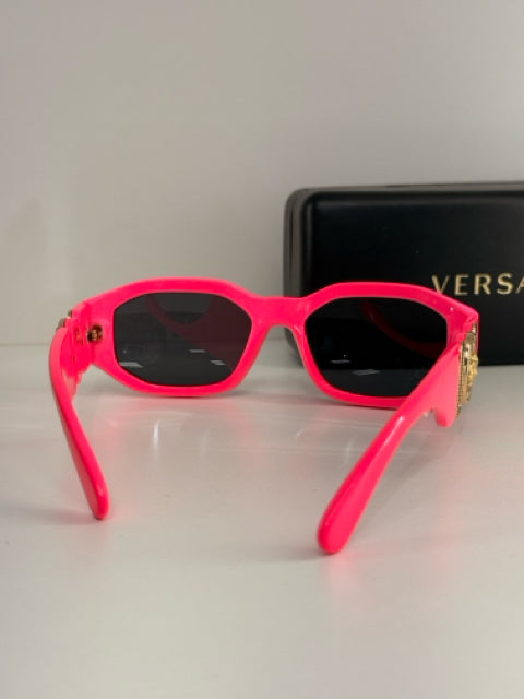 Versace Sunglasses Medusa Head Hot Pink w Case