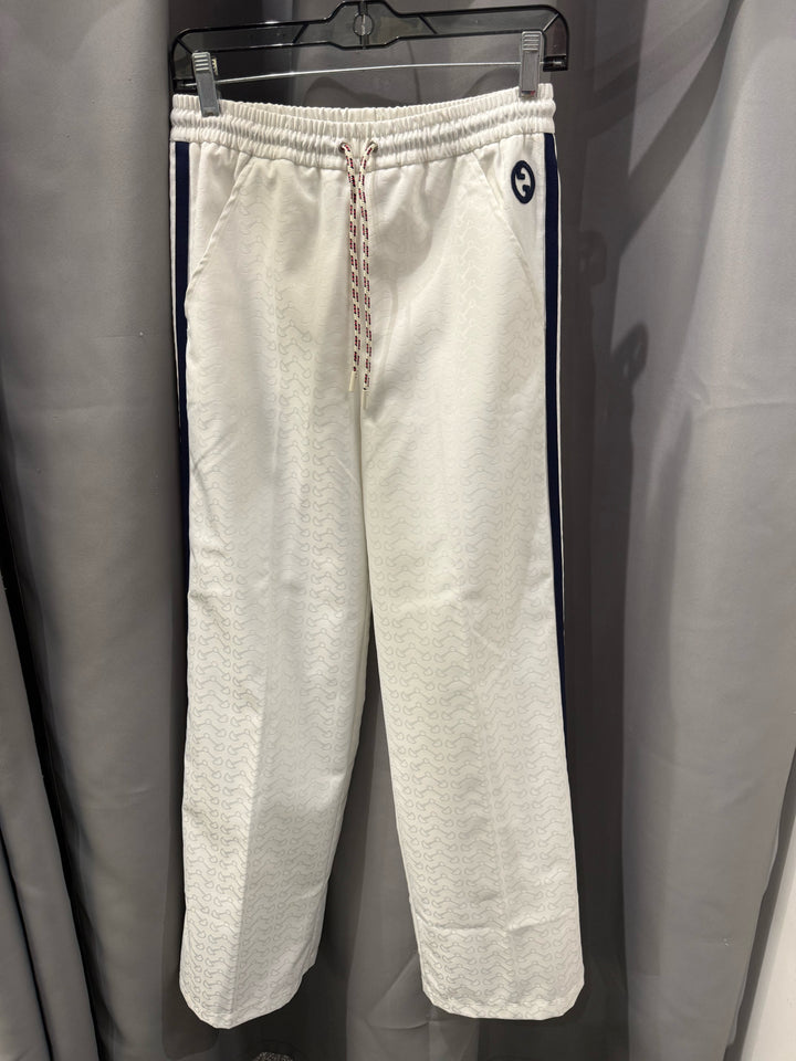Gucci Red & Blue Stripe Joggers w Horsebit print Pant