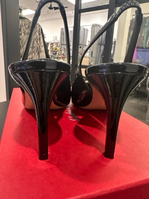Salvatore Ferragamo Sz 6.5 Black Slingbacks Shoes