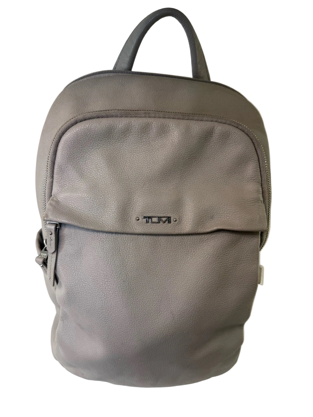 Tumi Leather Taupe Backpack