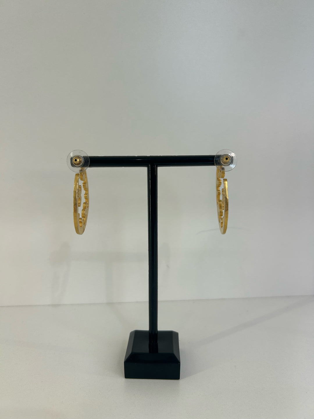 Vintage Karl Lagerfeld Scrollwork Earrings