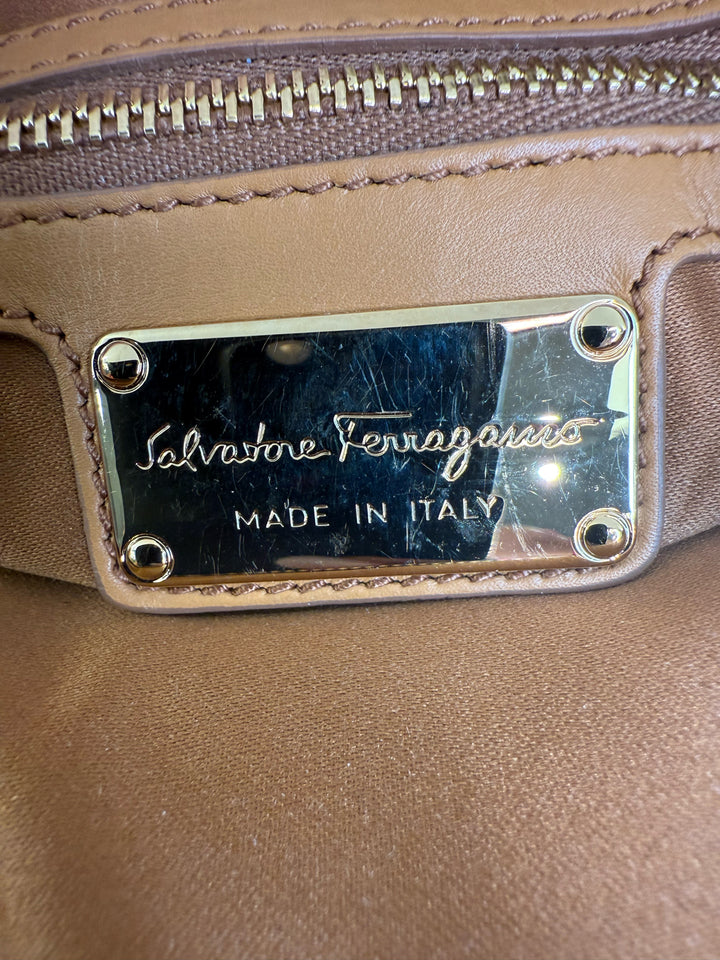 Salvatore Ferragamo Mini Fiamma Crossbody Designer Bag