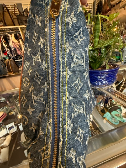 Louis Vuitton Denim Monogram Baggy GM