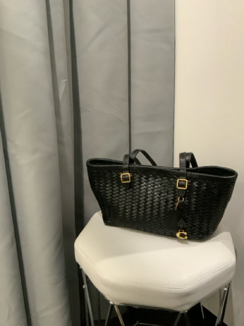 Pre Owned Coach w/dust bag woven swing D2544-CBF83 Tote Bag.