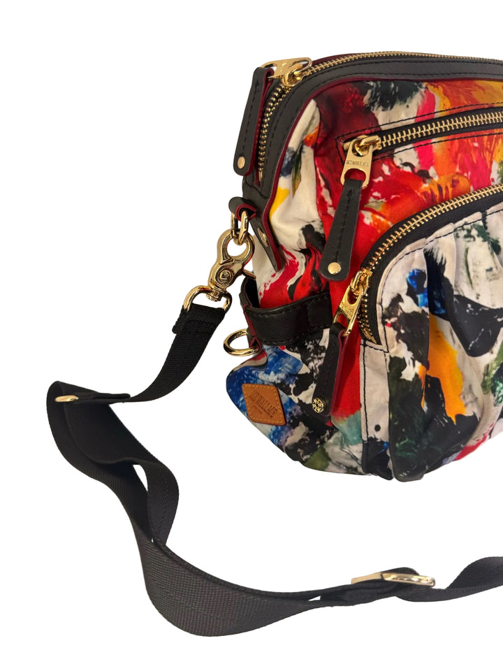 Mz Wallace Abstract Print Cross Body Bag