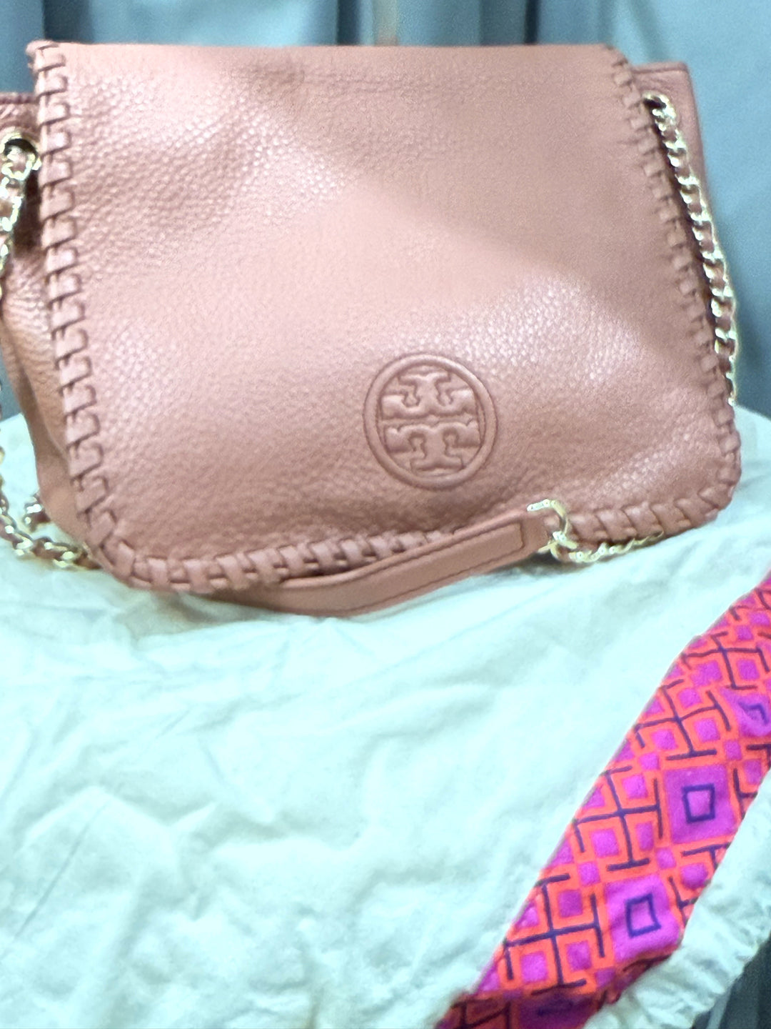 Tory Burch MARION Whip Stitch Flap Shoulder bag/Crossbody Dustbag Designer Bag