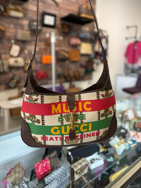 Gucci 100 centennial Music Medium Jackie Hobo Shoulder Bags