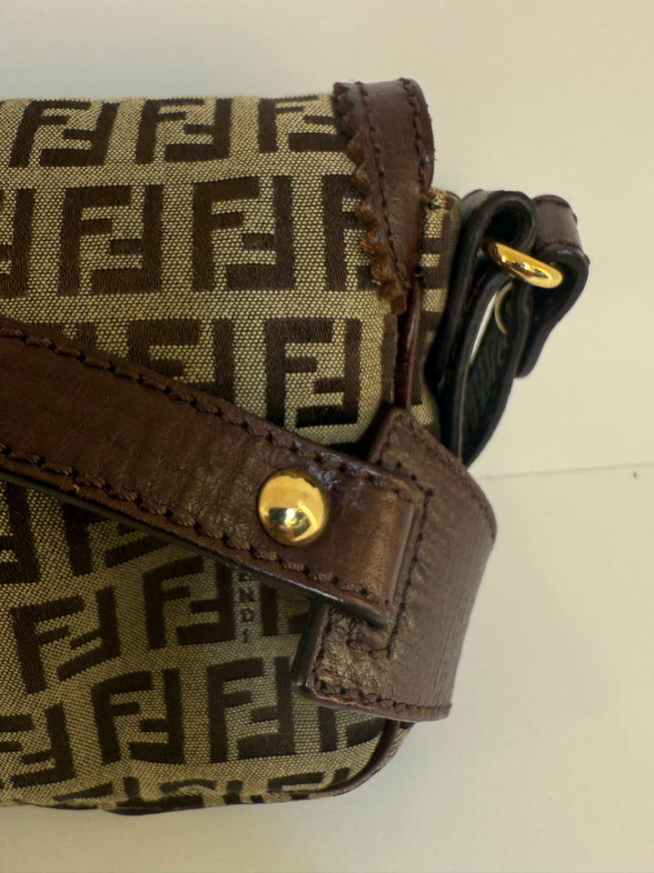Vintage Fendi Zucca Canvas HANDBAG