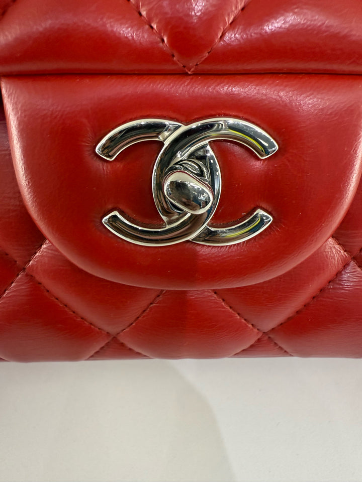 Chanel Classic Jumbo Double Flap Silver Hardware Designer