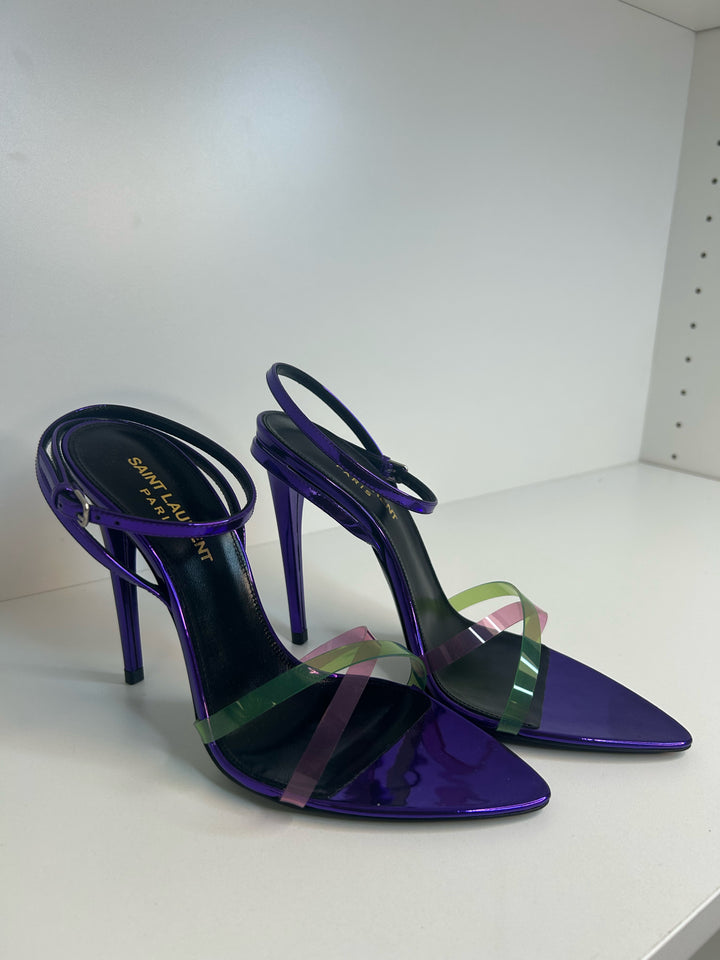 NIB Yves Saint Laurent Fever 110 Shoes Sandals Sz 37