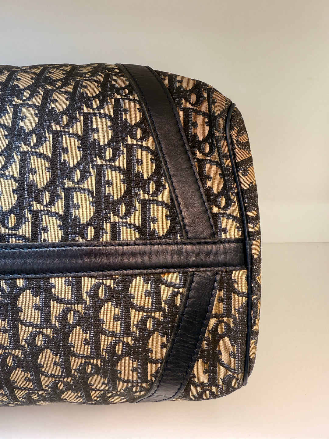 Vintage Christian Dior Trotter Black Boston 45 cm Designer Bag
