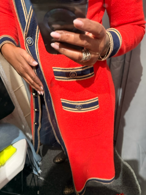 Chanel Cardigan Sweater Dress