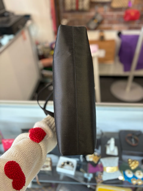 Prada Black Satin Hand Bag Vintage