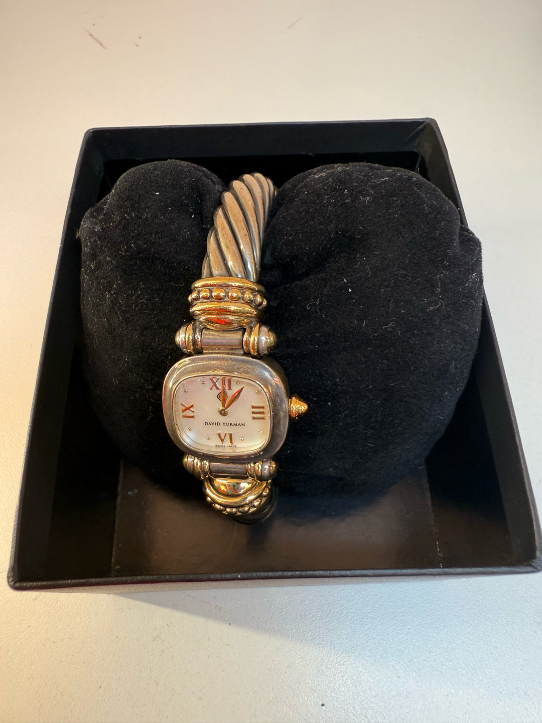 David Yurman MOP Face Bracelet Wristwatch