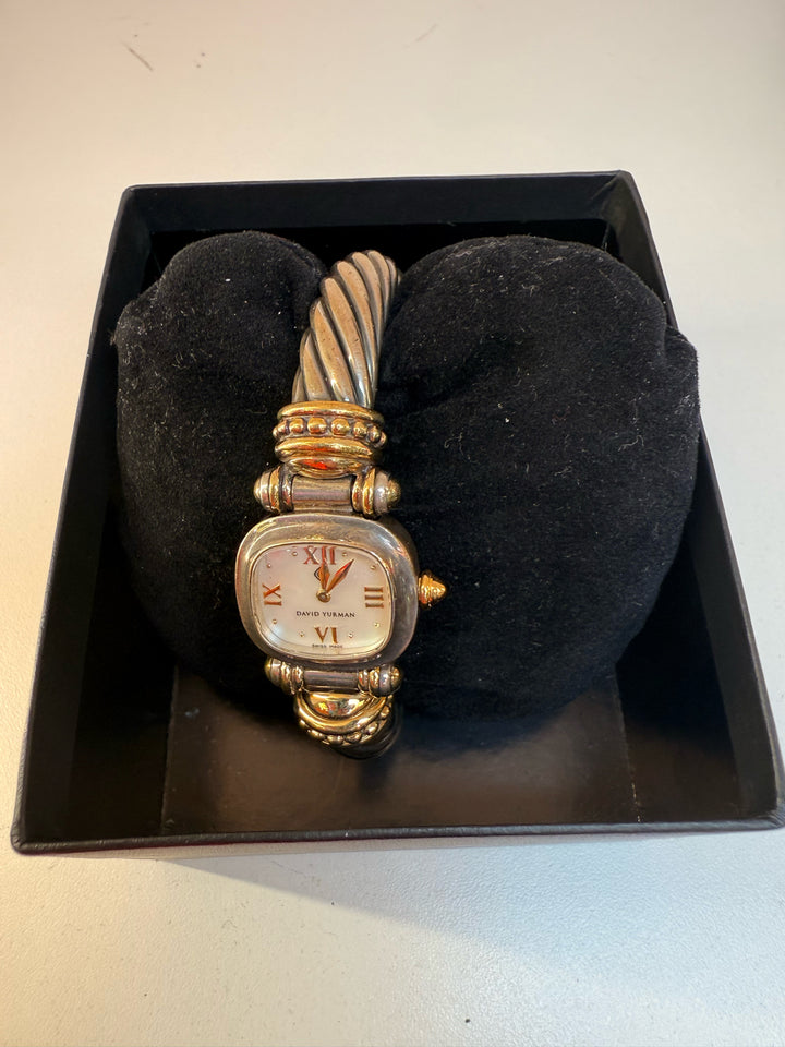 David Yurman MOP Face Bracelet Wristwatch