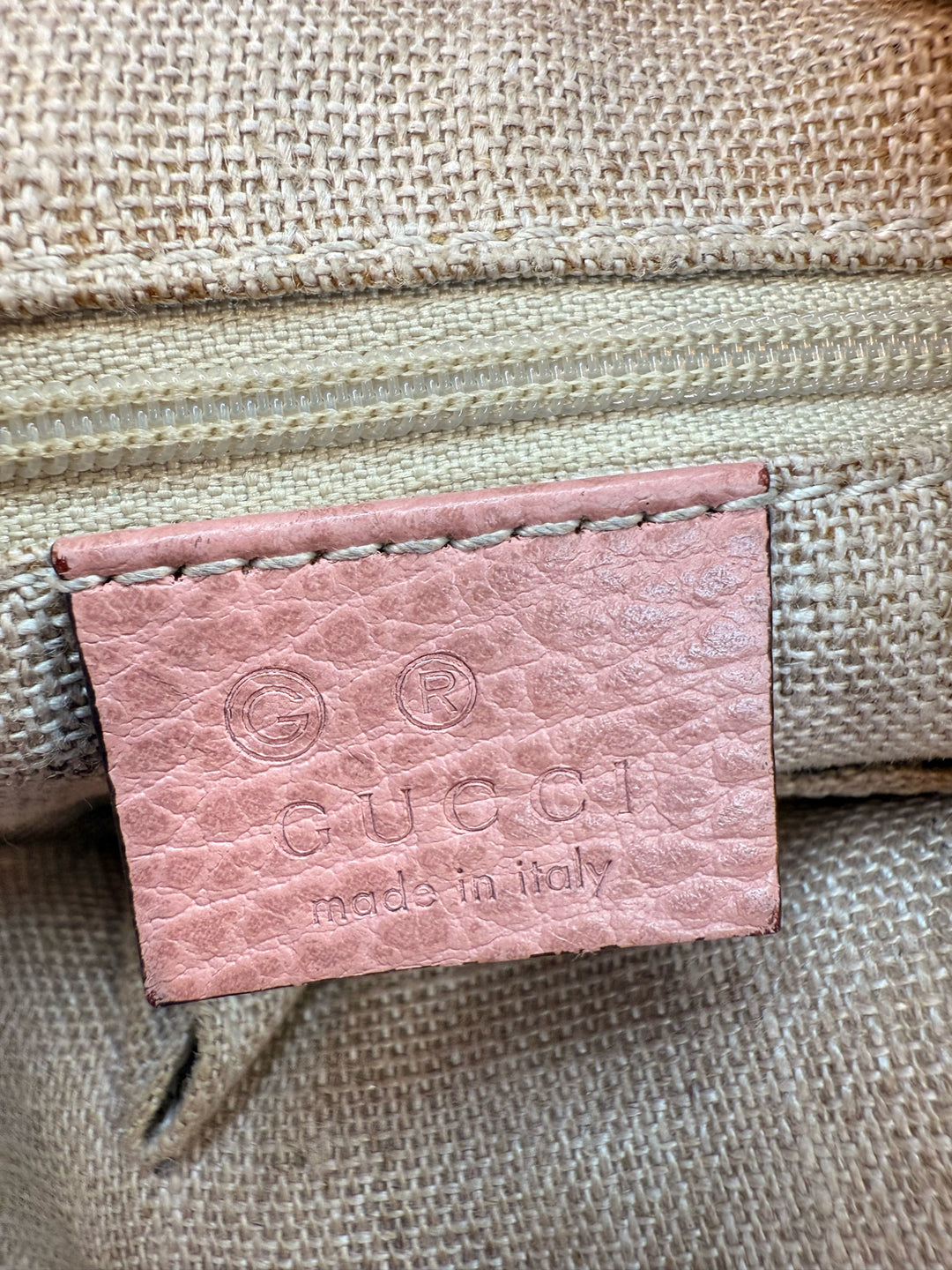 Gucci Small Bree GG Canvas Crossover Designer Bag