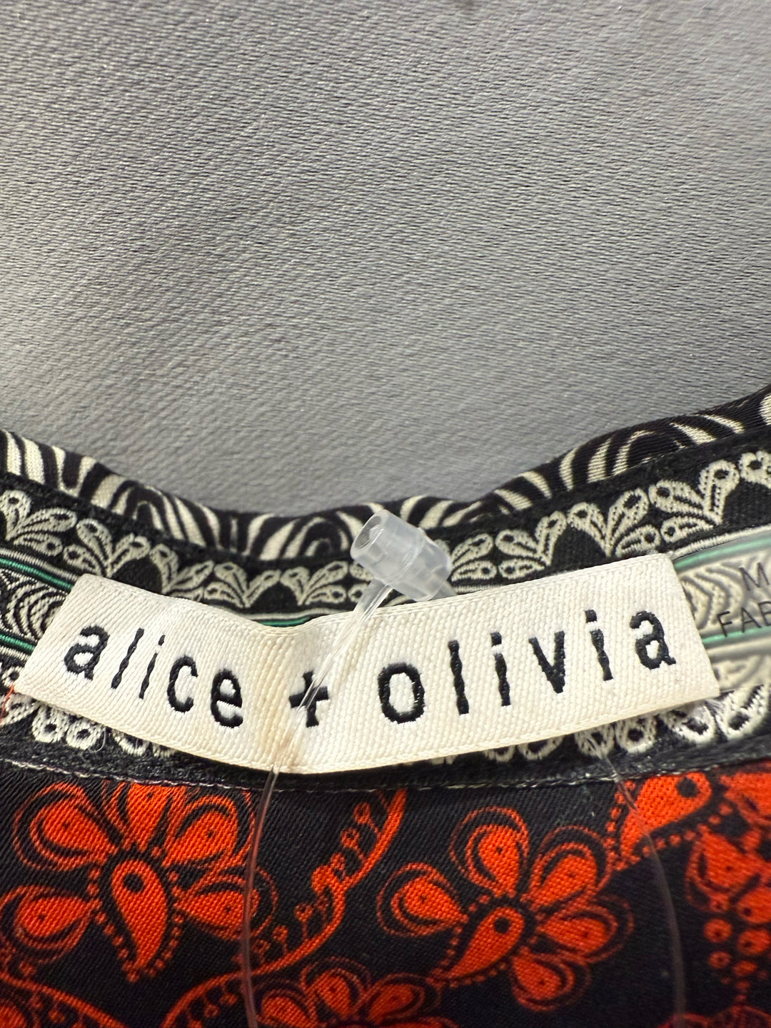 Alice & Olivia Silk Blouse Sz S