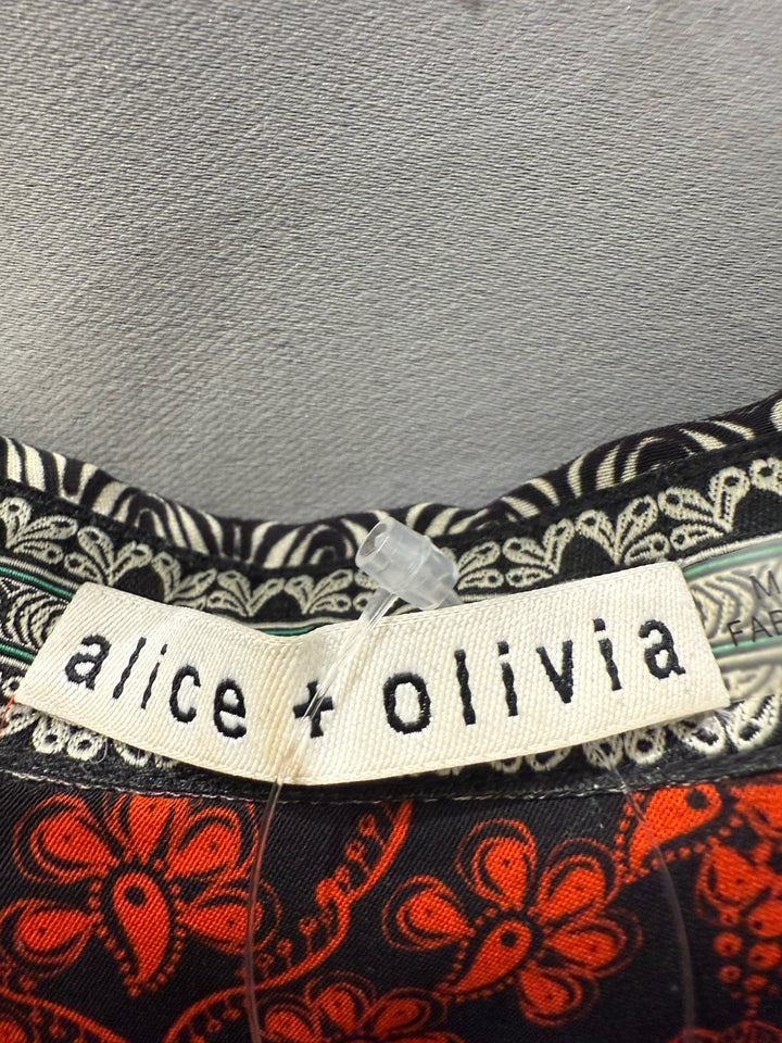 Alice & Olivia Silk Blouse Sz S