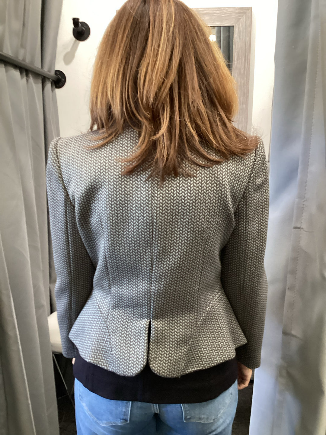 Giorgio Armani Peblem Back Blazer Jacket Size 8