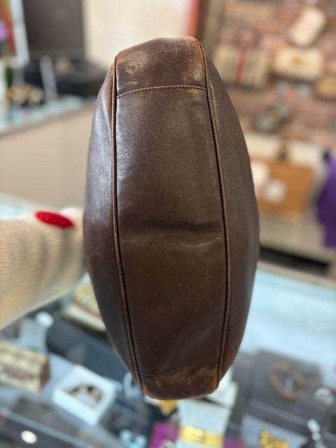 Gucci Bamboo Top Handle Leather Hand Bag Vintage