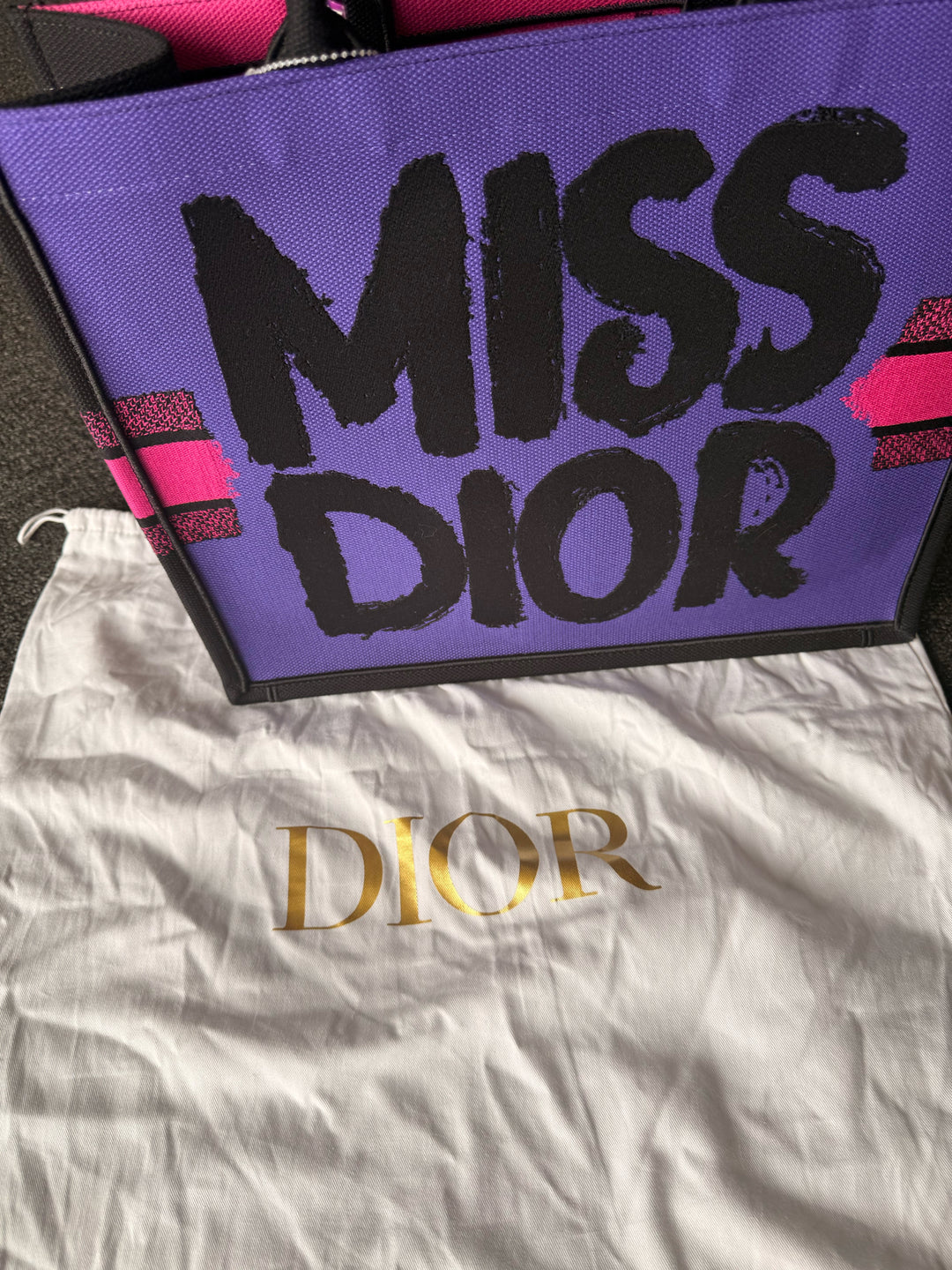 Christian Dior Miss Dior Graffitti Book Tote Bag 2024