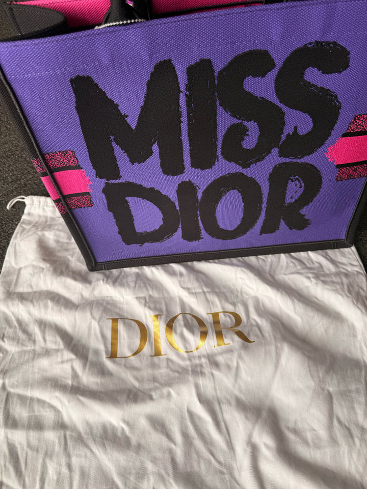 Christian Dior Miss Dior Graffitti Book Tote Bag 2024