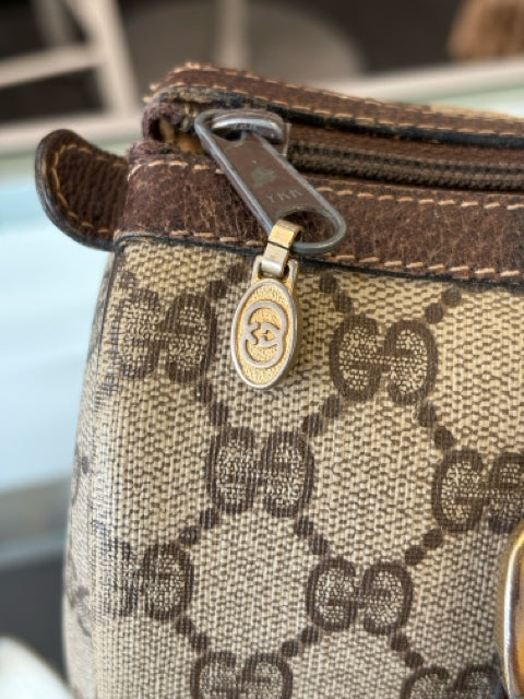 Gucci Small GG Vintage Boston Bag