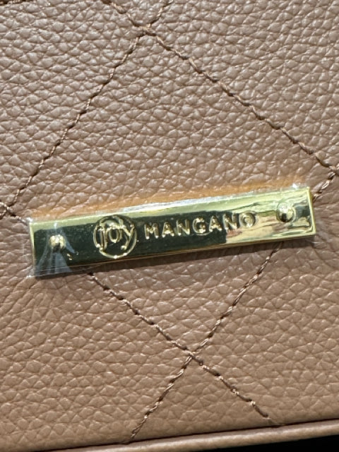 Joy Mangano Tan Cosmetic Case