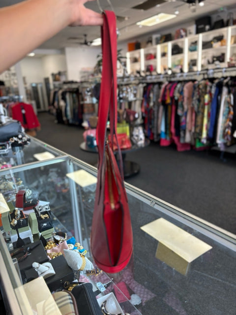 Louis Vuitton Leather Red Saint Jacques PM Bag