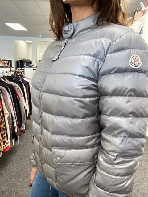 Moncler Grey Sz 4 Puffer Jacket