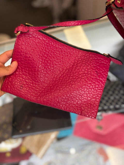 Burberry Embossed Tote w  Pouch (AS IS) Hand Bag