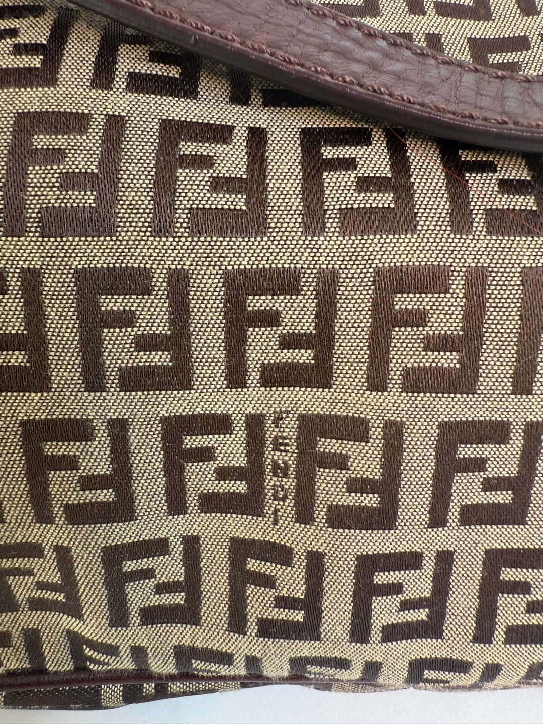 Vintage Fendi Zucca Canvas HANDBAG