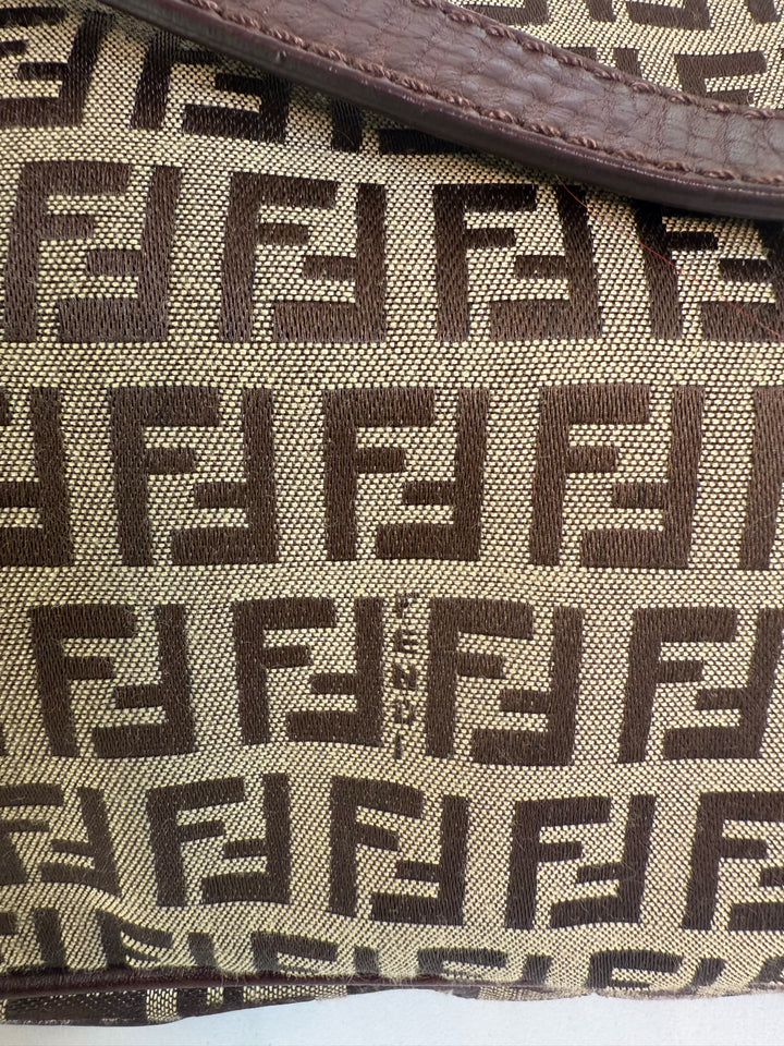 Vintage Fendi Zucca Canvas HANDBAG