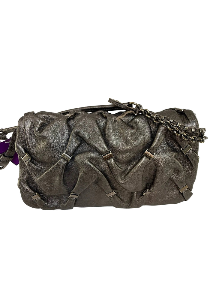 Salvatore Ferragamo Pillowed Gancini Shoulder Designer Bag