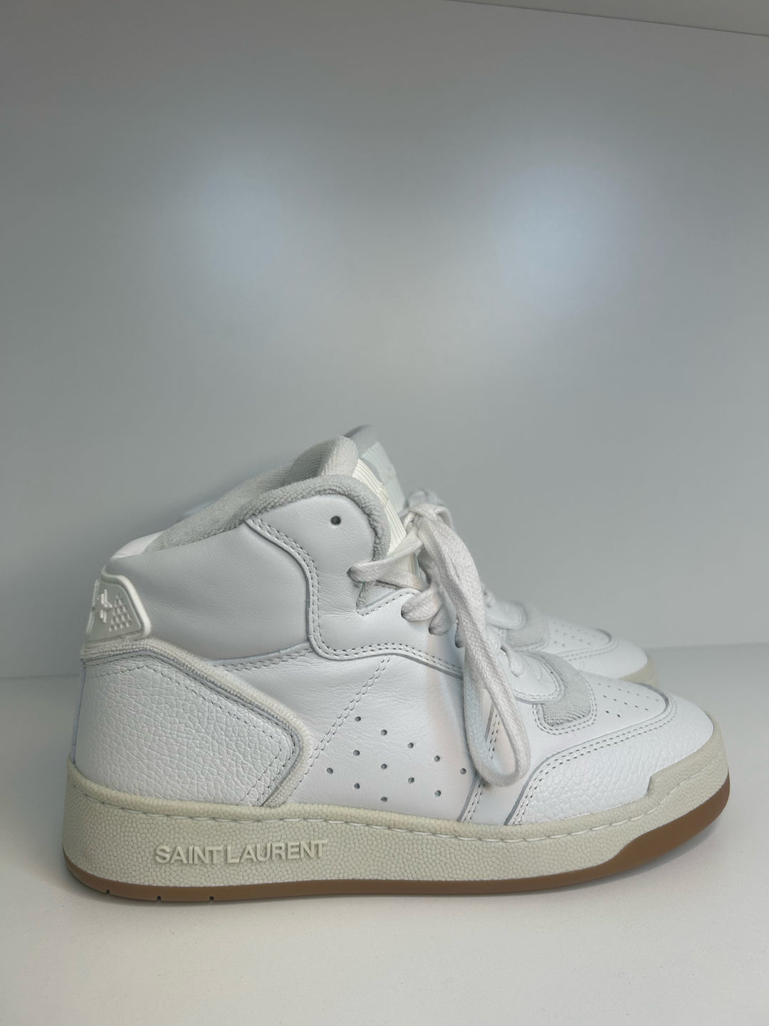 NIB Yves Saint Laurent High Top Sneakers Shoe Sz 36