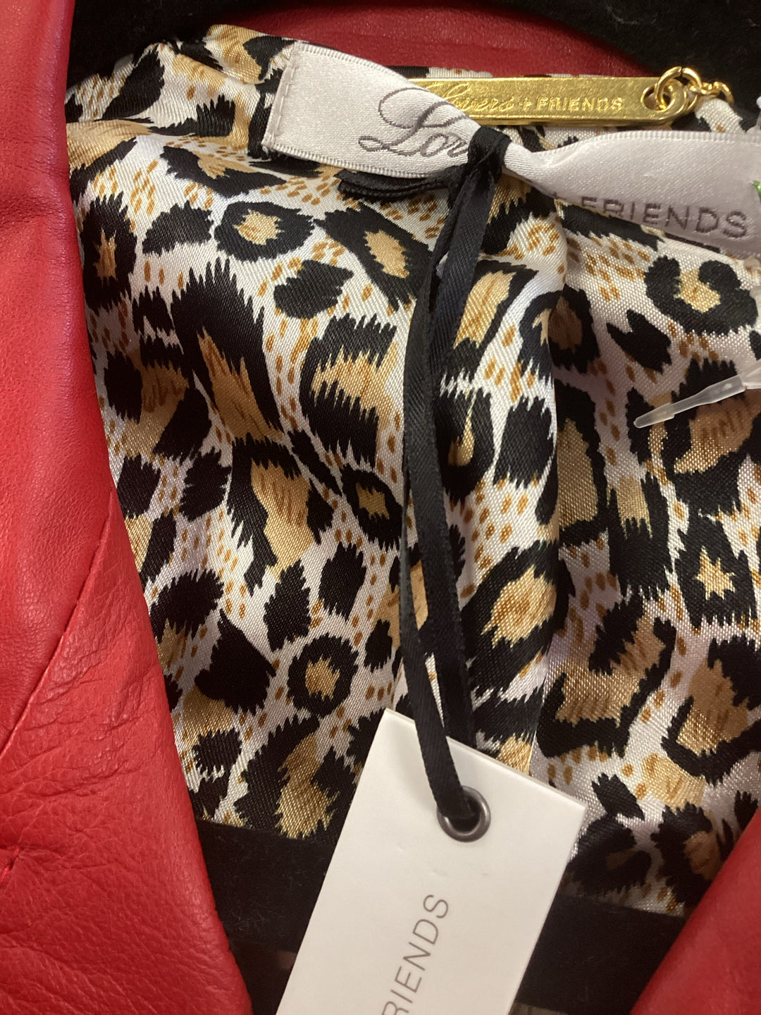 NWT Lovers+friends Red Moto Jacket Size S