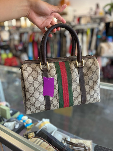 Gucci Small GG Vintage Boston Bag