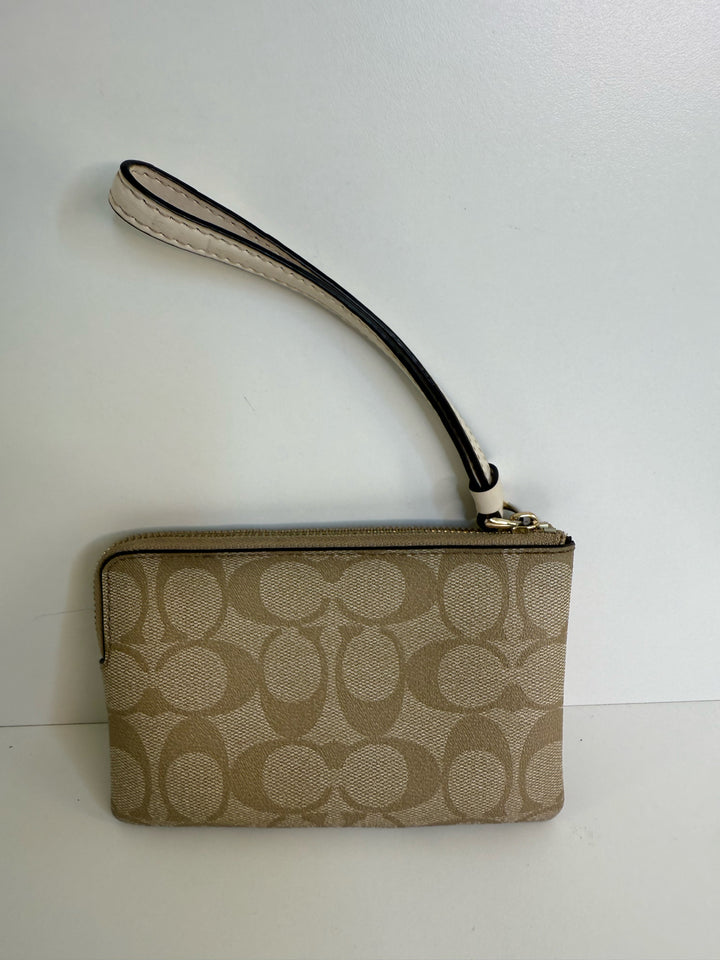 Coach CC Monogram Wristlet