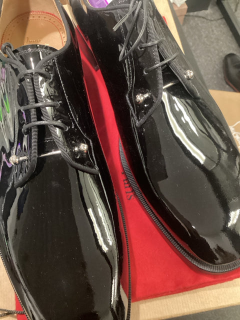 Christian Louboutin Men’s Sz 45.5 Chambeliss Tuxedo Black  Shoe NIB