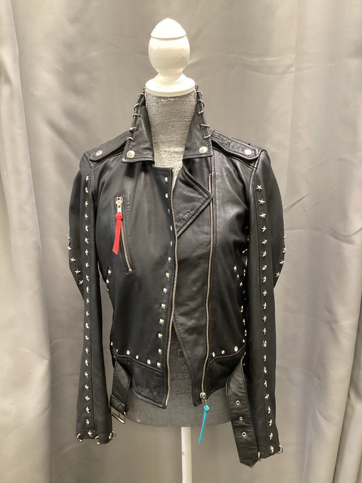 NWT Atelier Nicole Miller Moto Jacket Size S