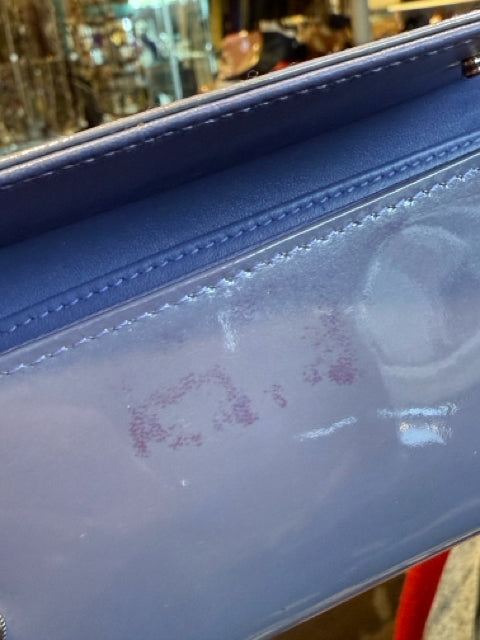 Prada Vintage Lilac Patent Leather Key Holder Case