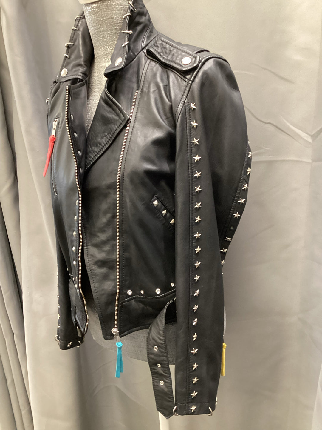 NWT Atelier Nicole Miller Moto Jacket Size S