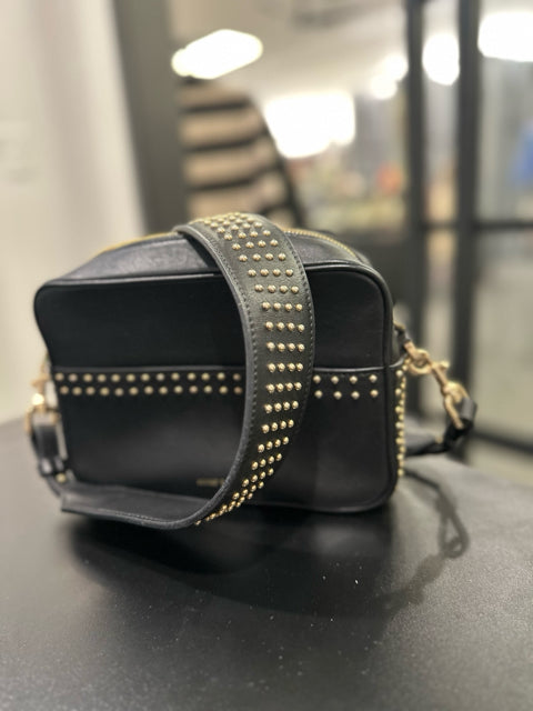 Anine Bing Leather Black Crossbody Shoulder Bag